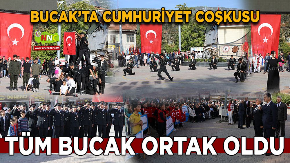 Bucak'ta Cumhuriyet coşkusu