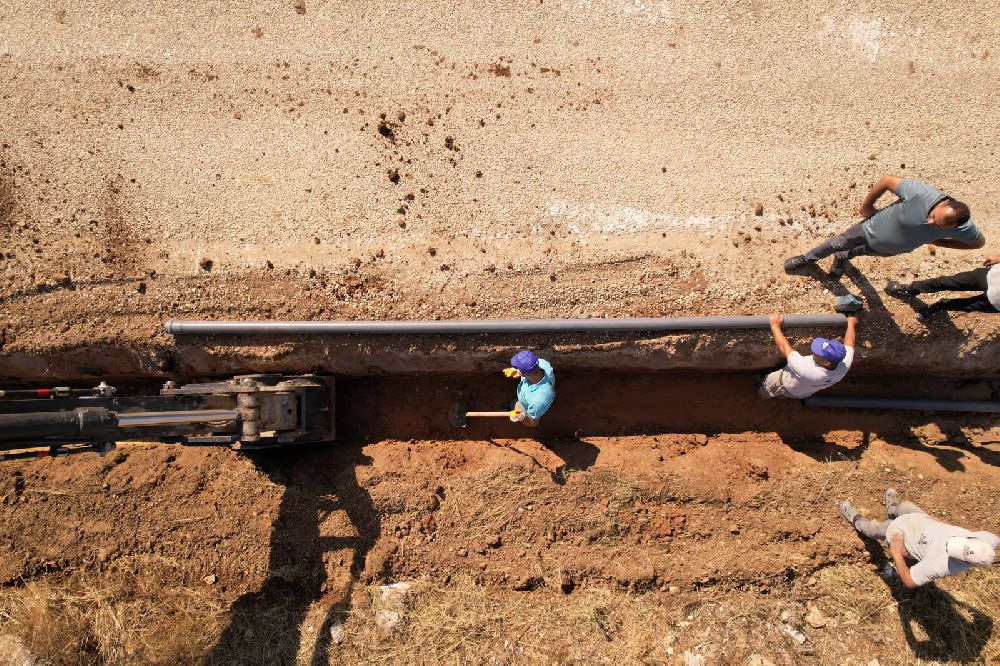 Bucak'ta Sazak-Kurtönü'nde içme suyu sorunu çözülüyor