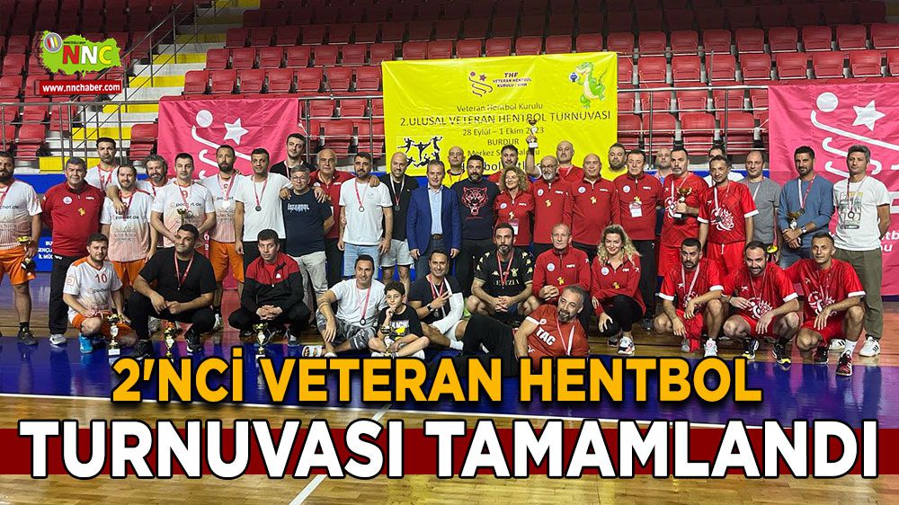 Burdur'da 2'nci Ulusal Veteran Hentbol Turnuvası nefes kesti