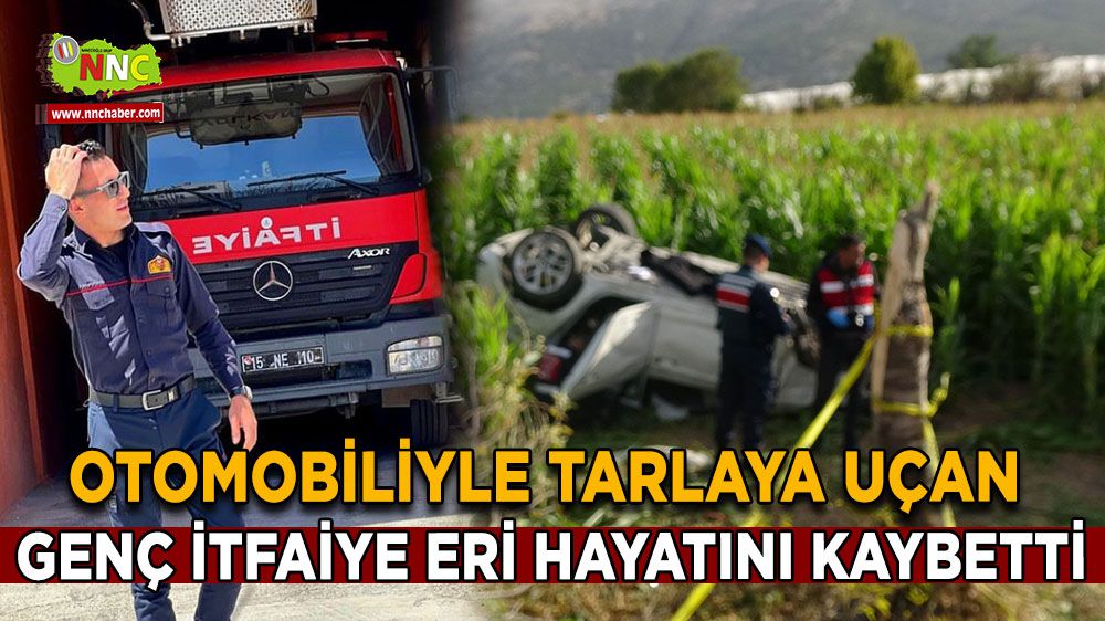 Burdur'da kaza 1 ölü Otomobil mısır tarlasına uçtu