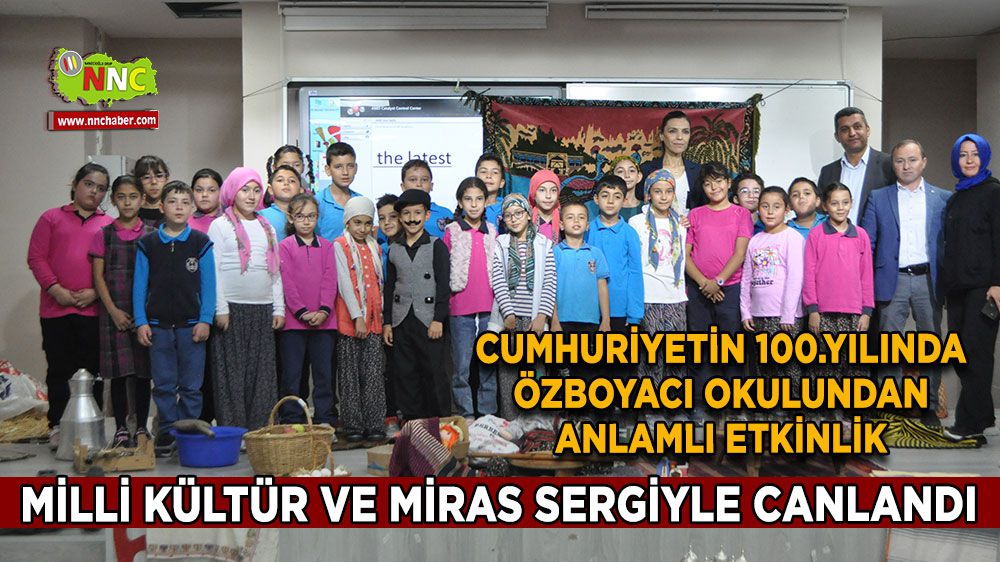 Burdur'da milli kültür ve miras sergiyle canlandı