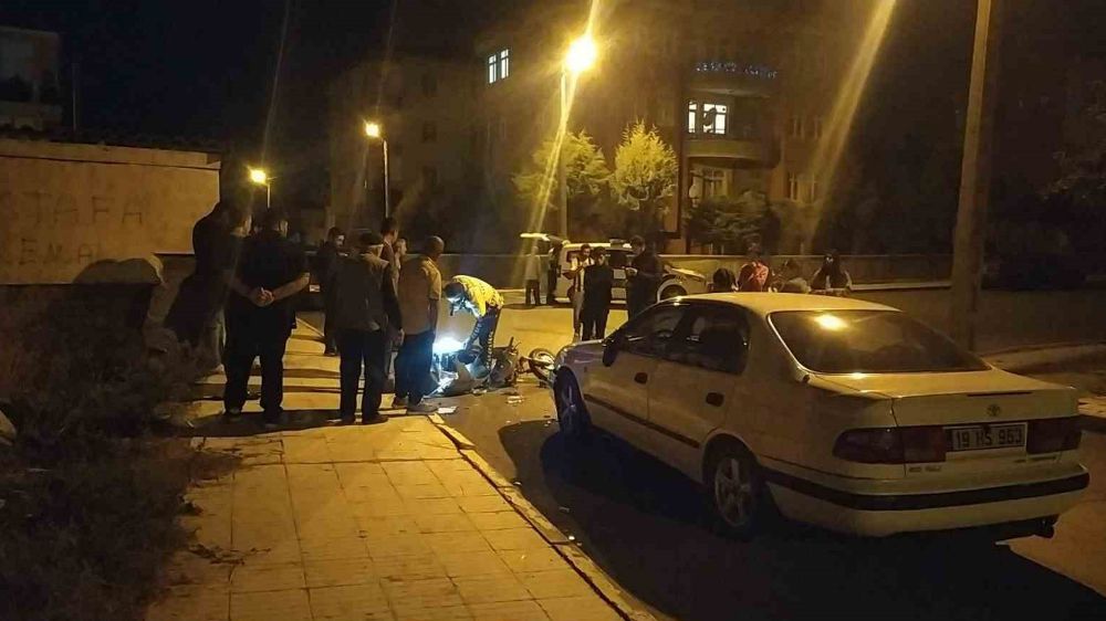 Çorum' da trafik kazası: 2 yaralı 