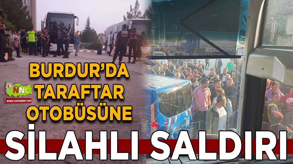 Denizlispor taraftar otobüsü silahlı saldırıya uğradı