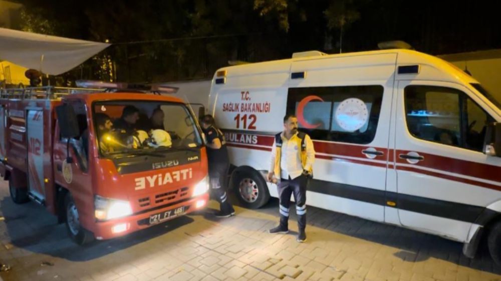 Diyarbakır’da  doğalgaz patlaması ihbarı asılsız çıktı 