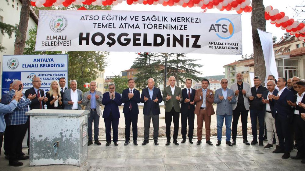 Elmalı'da Antalya Ticaret ve Sanayi Odası Eğitim ve Sağlık Merkezi’nin temeli atıldı