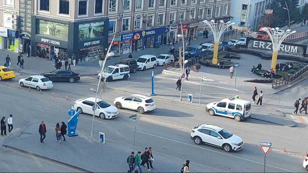 Erzurum trafiğinde 1 ayda kayıt yapılan araç sayısı belirlendi