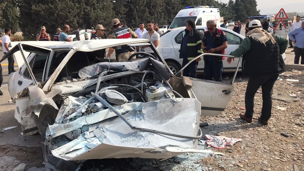 Hatay'da feci kaza: 1 ölü