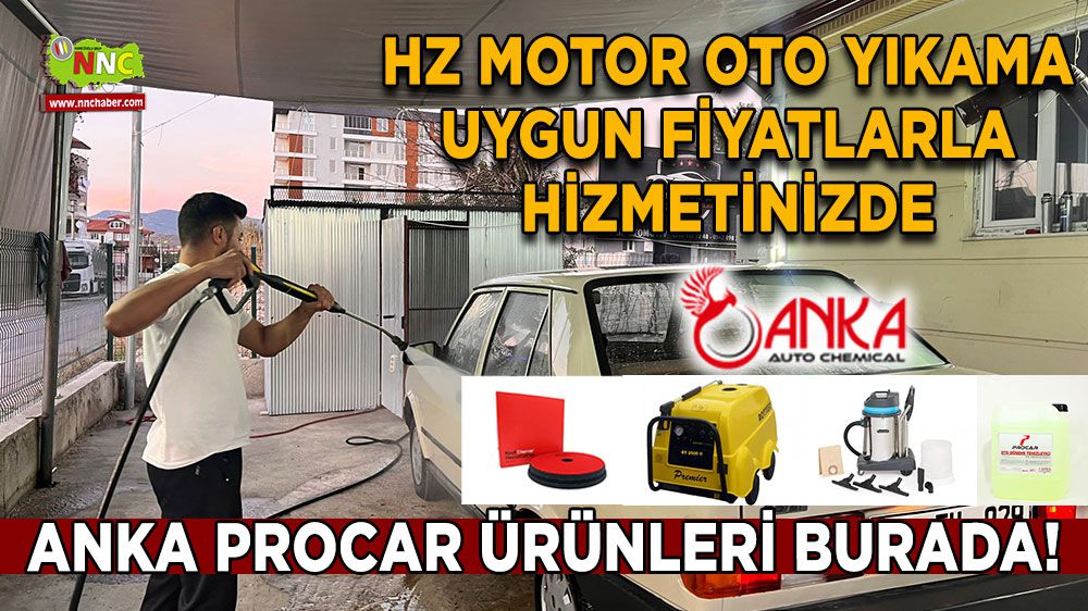 Hz Motors Oto Yıkama Bucak'ta hizmetinizde Anca Procar ürünleri burada!