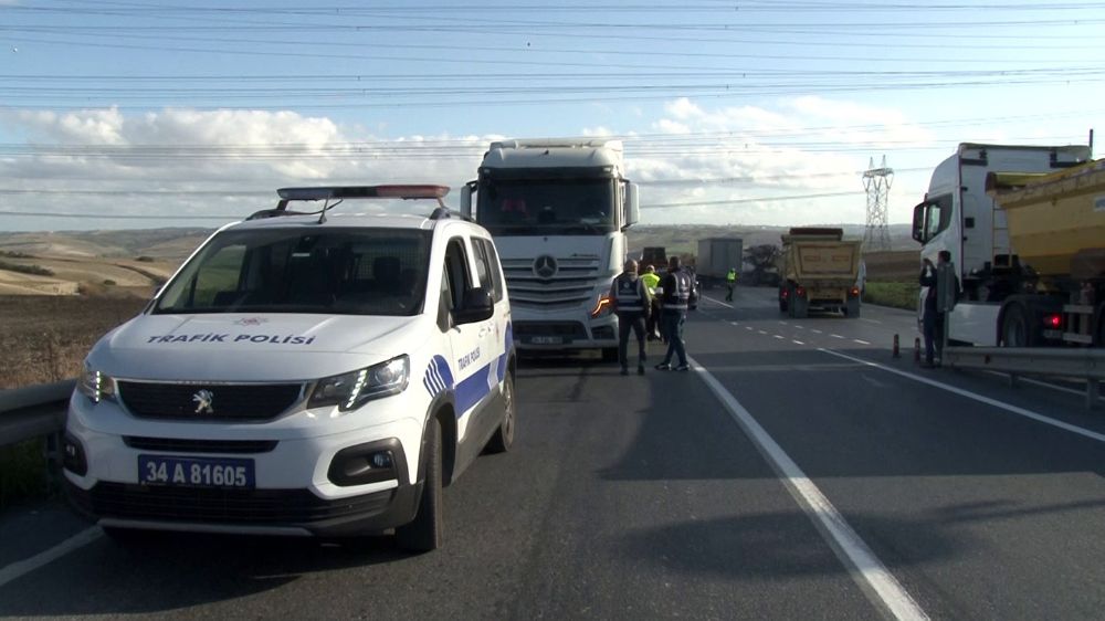 İstanbul'da hafriyat kamyonlarına denetim