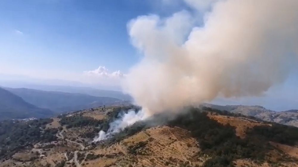 İzmir’deki orman yangını devam ediyor 