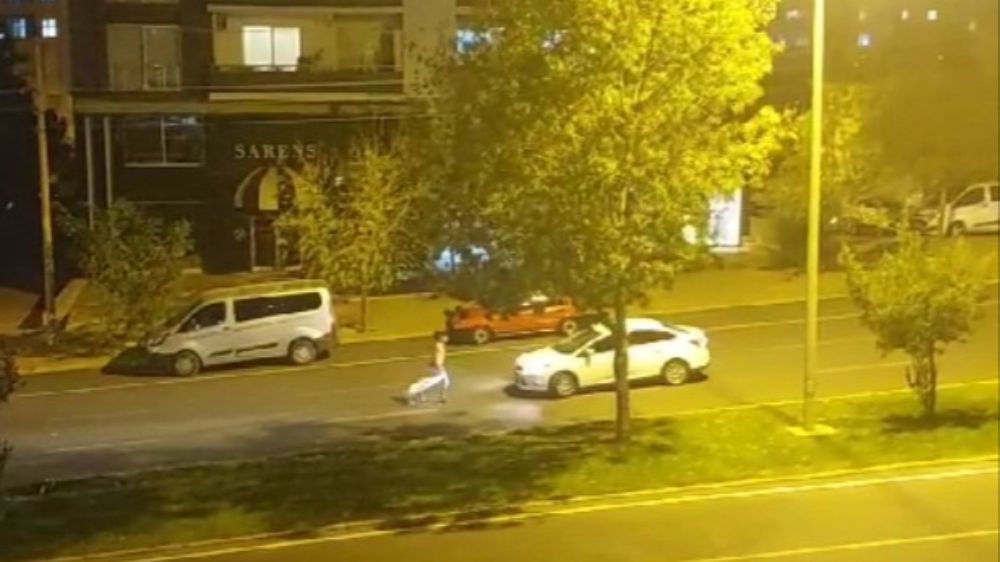 Kahramanmaraş'ta bir şahıs trafiği tehlikeye attı