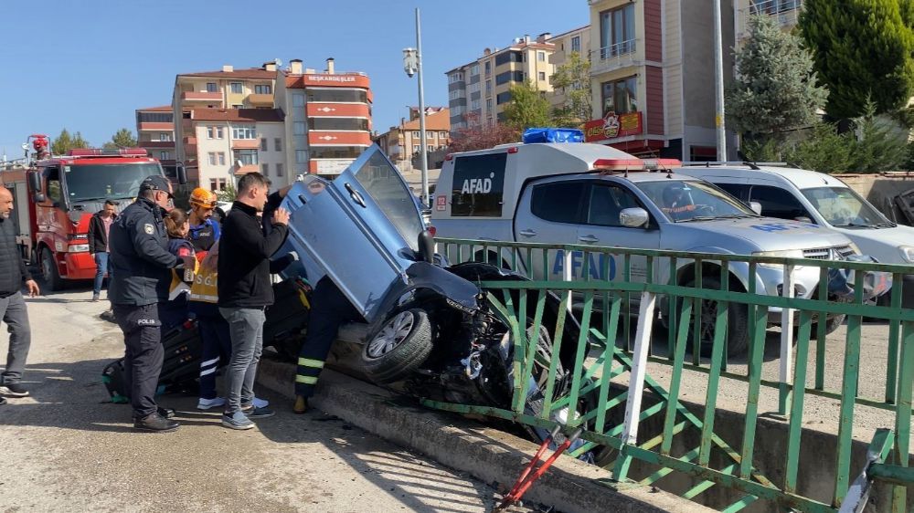 Karabük'te trafik kazası 1 yaralı 