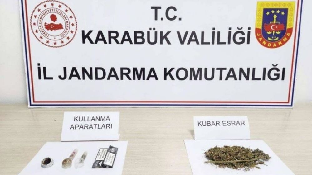 Karabük'te uyuşturucu operasyonu:2 tutuklama