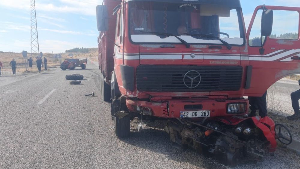 Konya 'da feci kaza: 1 yaralı