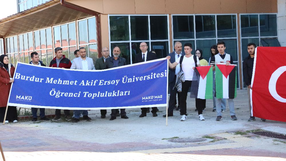 MAKÜ Öğrenci Toplulukları Filistin’e Destek İçin Toplandı