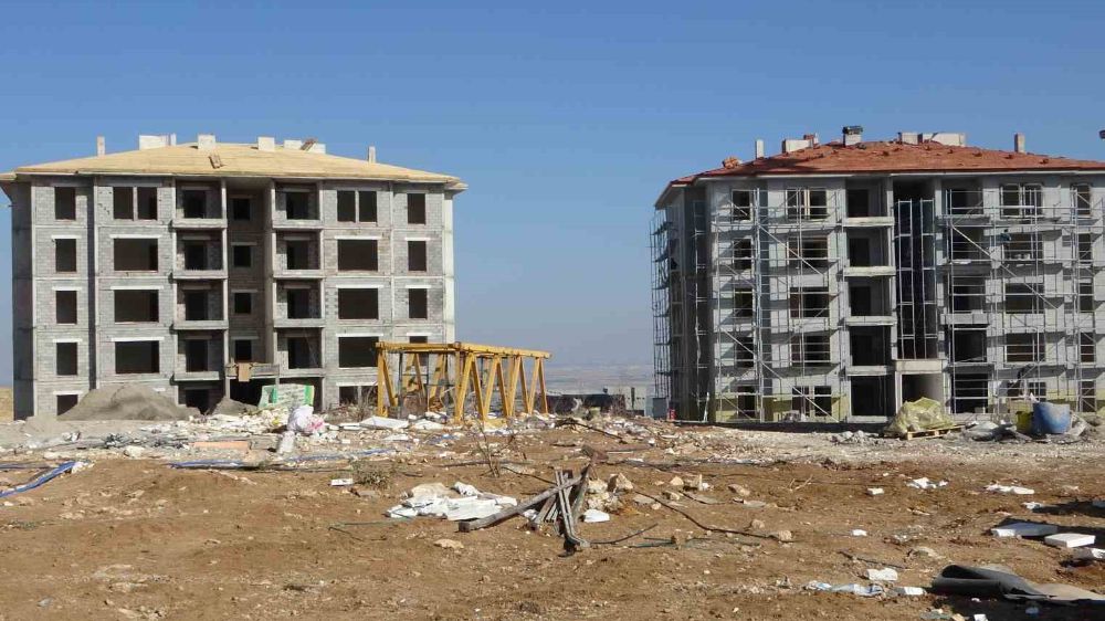 Malatya’daki deprem konutları yapımı hızla devam ediyor