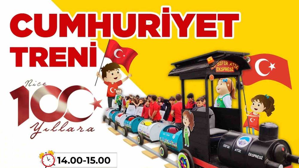 Melikgazi’de Cumhuriyet treni