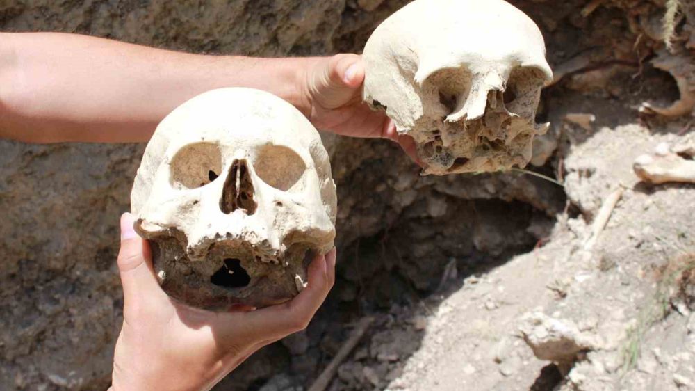 Mersin’de tarihi yerde alanda insan kemikleri bulundu 