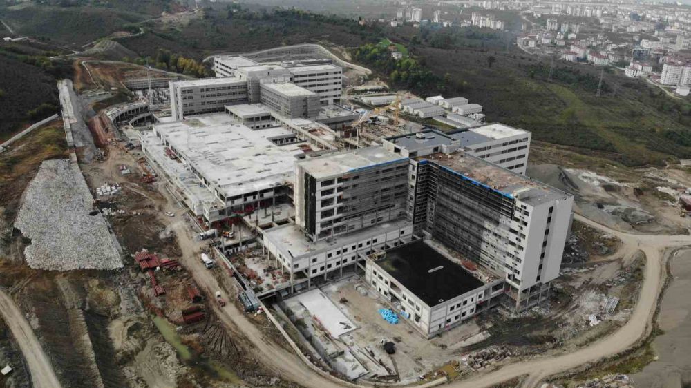 Ordu Şehir Hastanesi inşaatının bitmesine az kaldı 