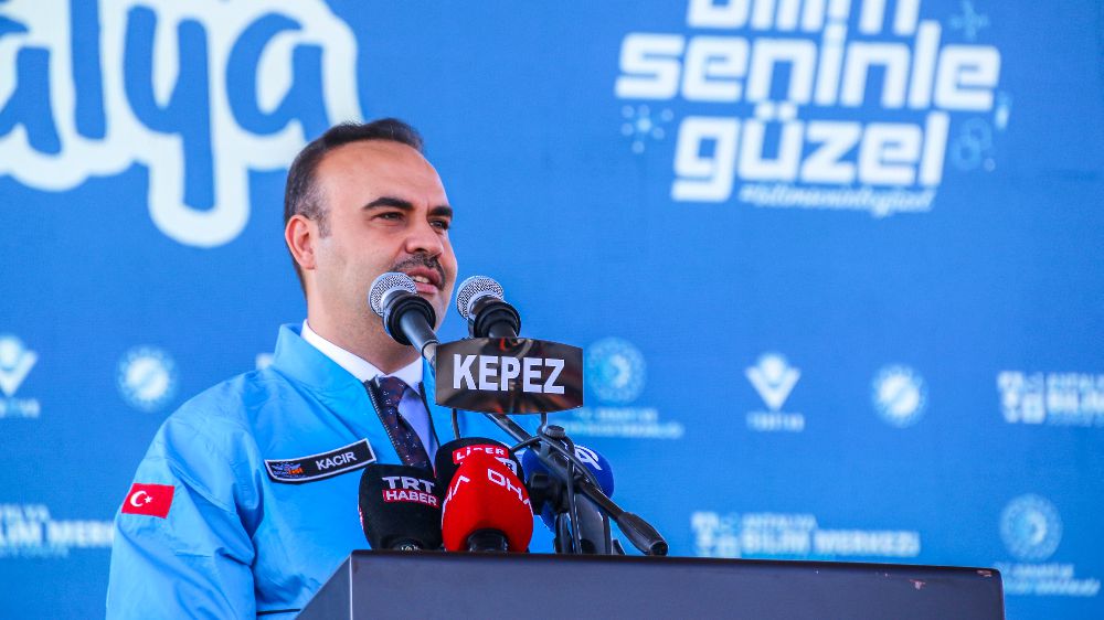 Sanayi ve Teknoloji Bakanı Mehmet Fatih Kacır Antalya’da BİLİMFEST’e katıldı 