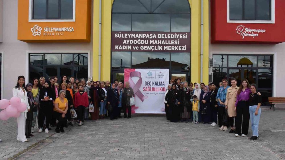 Süleymanpaşa Belediyesi Meme kanserine yönelik bilgilendirme semineri düzenledi