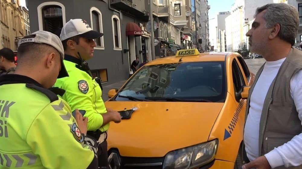 Taksimetre açmayan taksiciye ceza kesildi