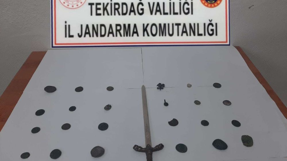 Tekirdağ'da tarihi eser operasyonu