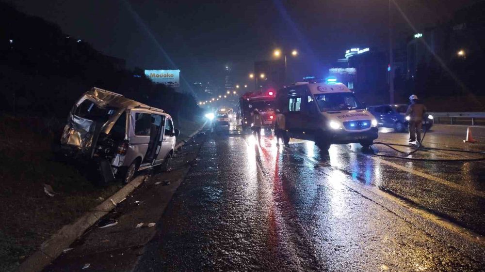TEM Otoyolu’nda trafik kazası: 2 yaralı
