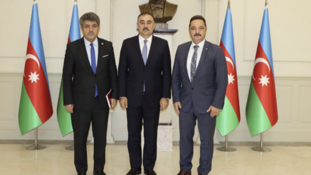 TİMBİR Başkanı Dr. Süleyman Basa , Azerbaycan’ın Ankara Büyükleçisi Memmedov’la görüştü