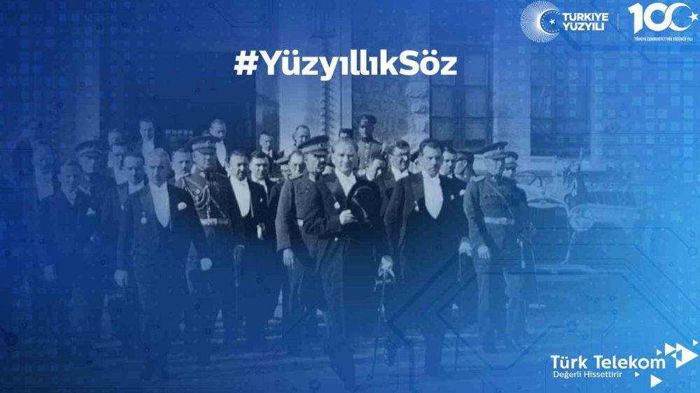 Türk Telekom Cumhuriyet’in 100’üncü yılında abonelere mesaj gönderdi