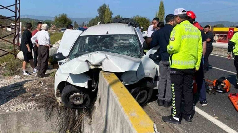Ula'da trafik kazası: 1 yaralı