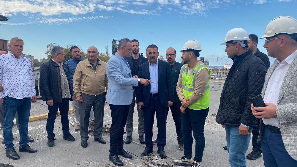 Zonguldak'ta 67 yıllık köprünün yıkımına başlandı
