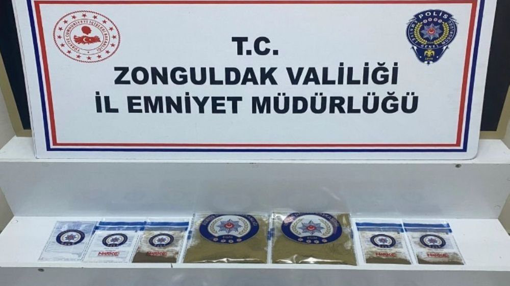 Zonguldak'ta yapılan uyuşturucu baskınında 1 Şüpheli tutuklandı