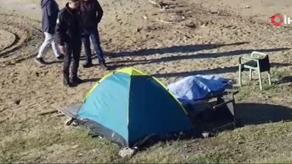 Alanya'da Çadırda Ölü Bulunan Şahsın Cansız Bedeni 