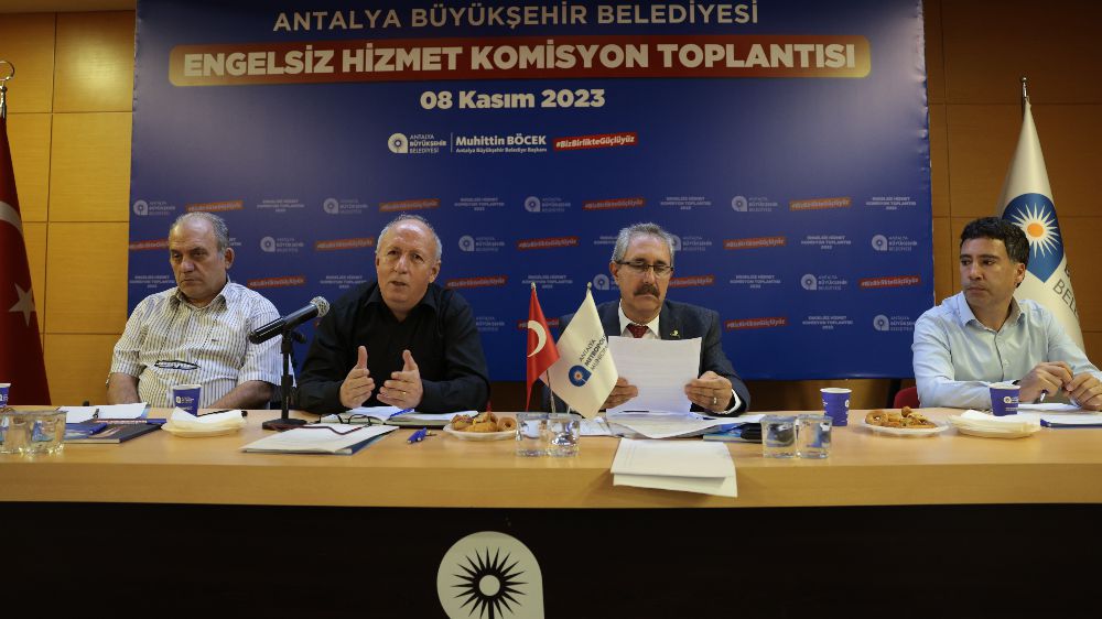  Antalya Büyükşehir Engelsiz Hizmet Komisyonu toplandı