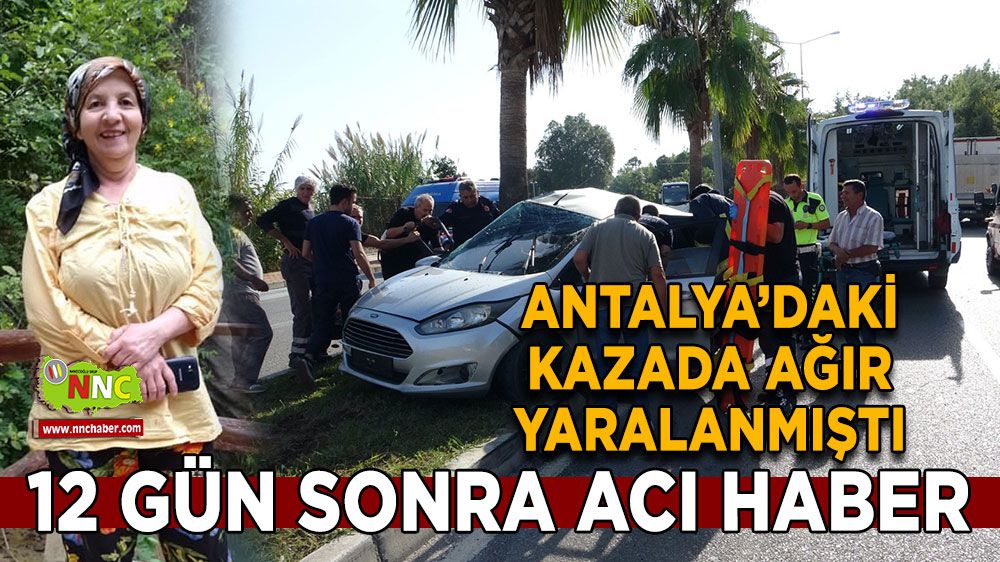 Antalya'da 2 çocuk annesi kadından acı haber! 