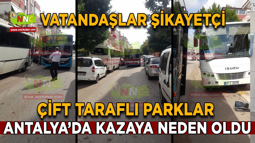 Antalya'da vatandaşlar çift taraflı parklardan şikayetçi