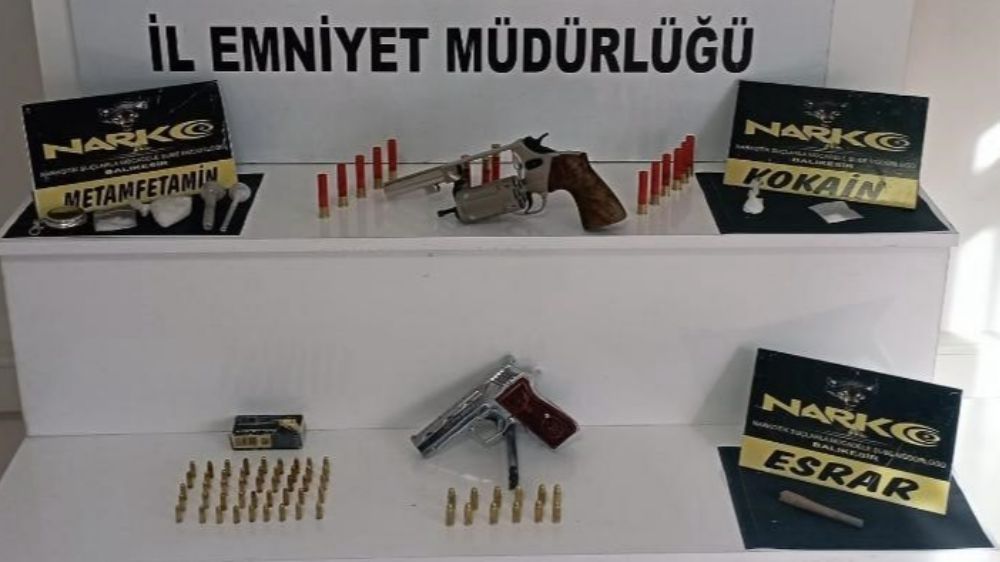 Balıkesir’de narkotik operasyonu: 74 gözaltı