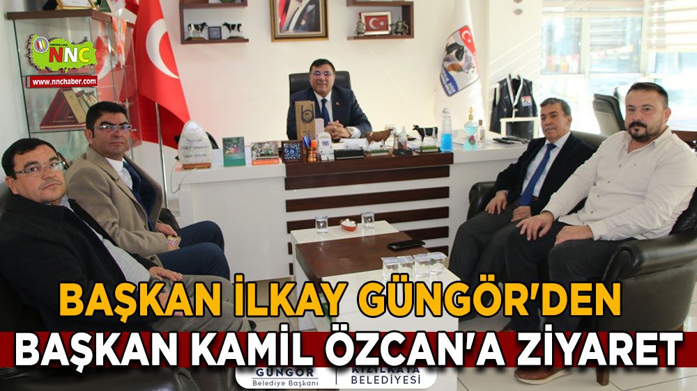 Başkan İlkay Güngör'den, Başkan Özcan'a ziyaret
