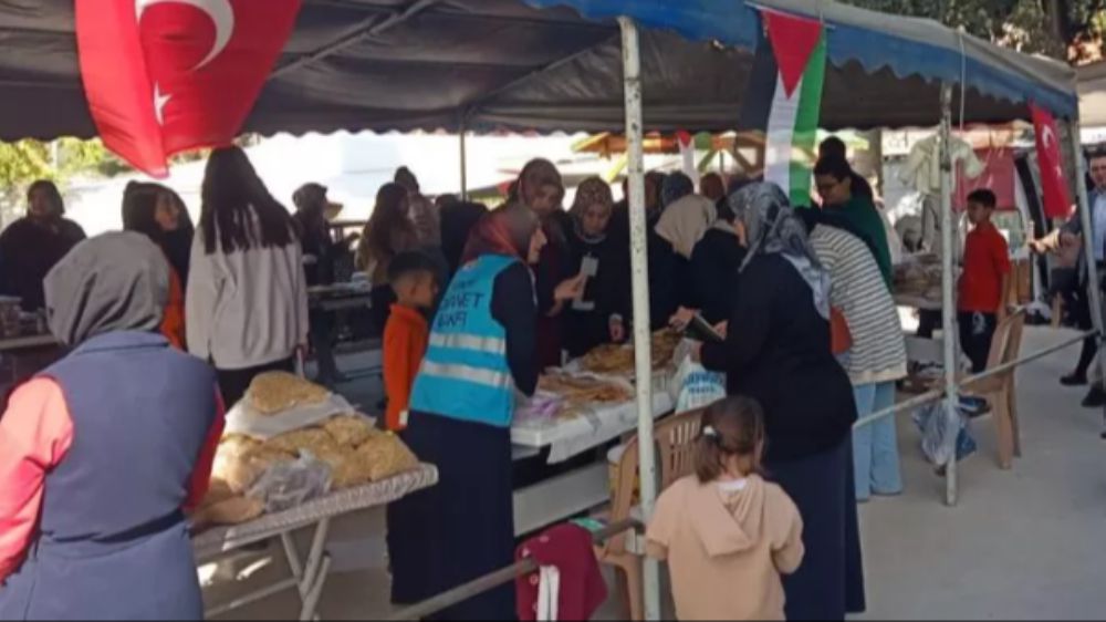 Burdur halkı Filistin'e destek olmaya devam ediyor