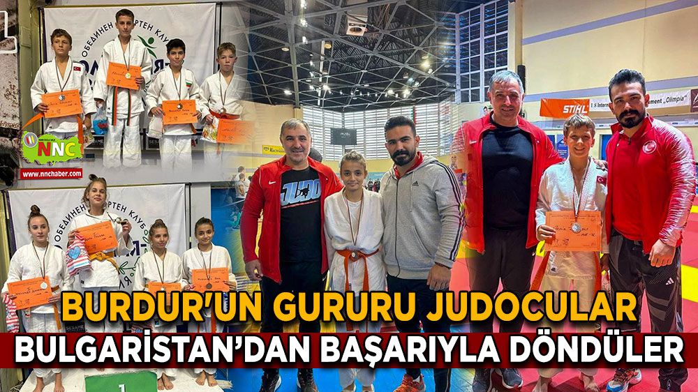 Burdur'un gururu judocular