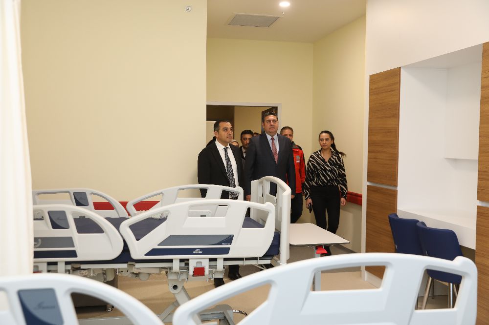 Burdur'un yeni devlet hastanesinde son hazırlıklar