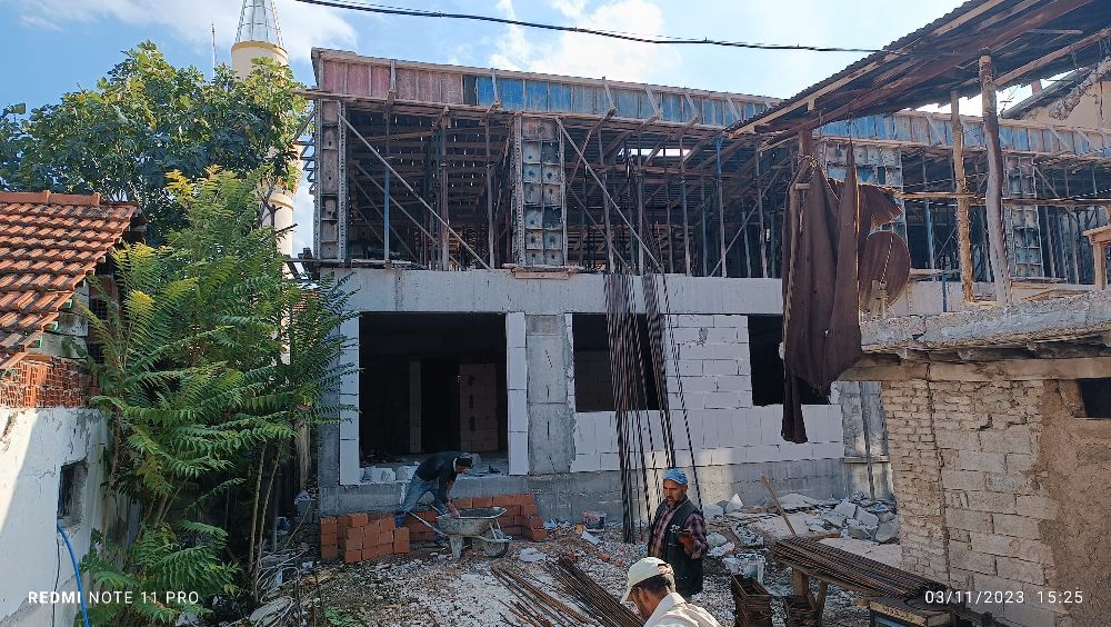 Çeltikçi'de Kur'an Kursu inşaatı hızla devam ediyor