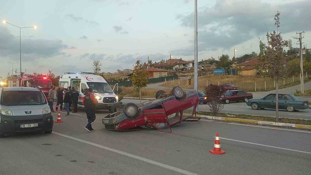 Çorum'da trafik kazası: 5 yaralı