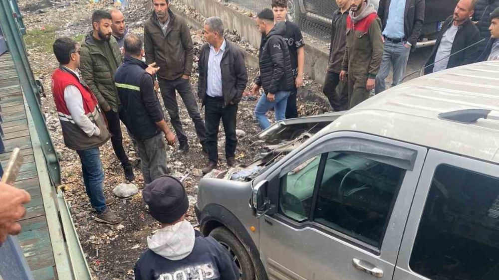 Diyarbakır’da tren kaza araca çarptı