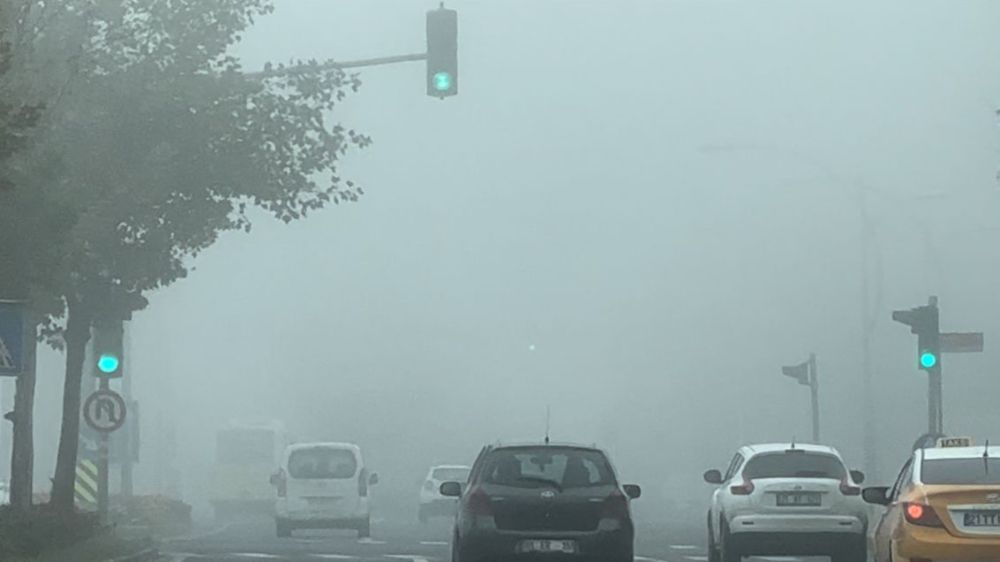 Diyarbakır’da yoğun sis var 