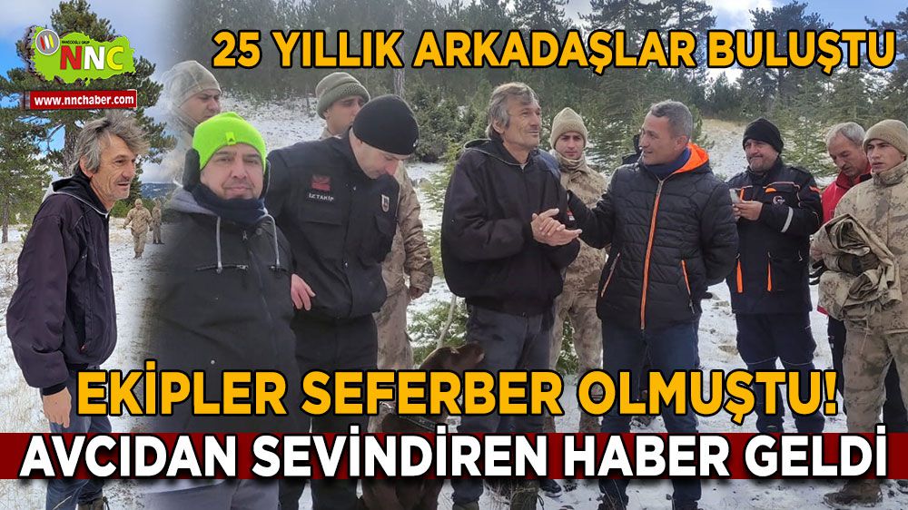 Ekipler seferber olmuştu! Avcıdan sevindiren haber geldi