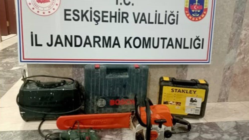 Eskişehir'de hırsızlık yapan şüphelilere jandarmadan operasyon