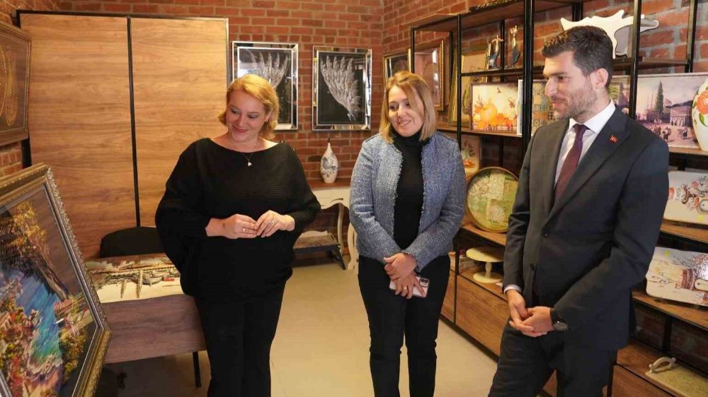 Hanife Büşra Konyar Sanat Atölyesi hizmete açıldı 