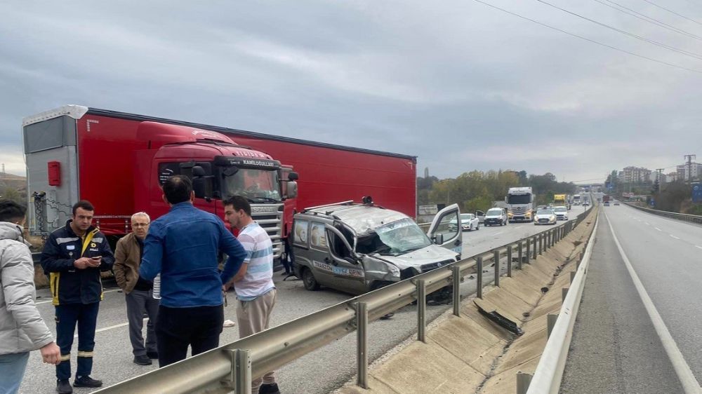 Kastamonu D100’de trafik kazası: 1 yaralı